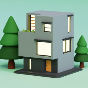 Fachada Residencial Moderna